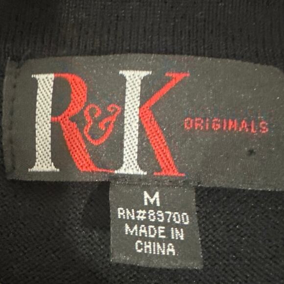 R&K original Soft black turtleneck sweater dress flare bottom long sleeves Med. - Picture 4 of 6